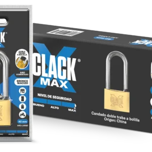CANDADO CLACK SEGURIDAD MAXIMA LARGO 40 mm.