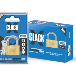 CANDADO CLACK SEGURIDAD MEDIA 30 mm.