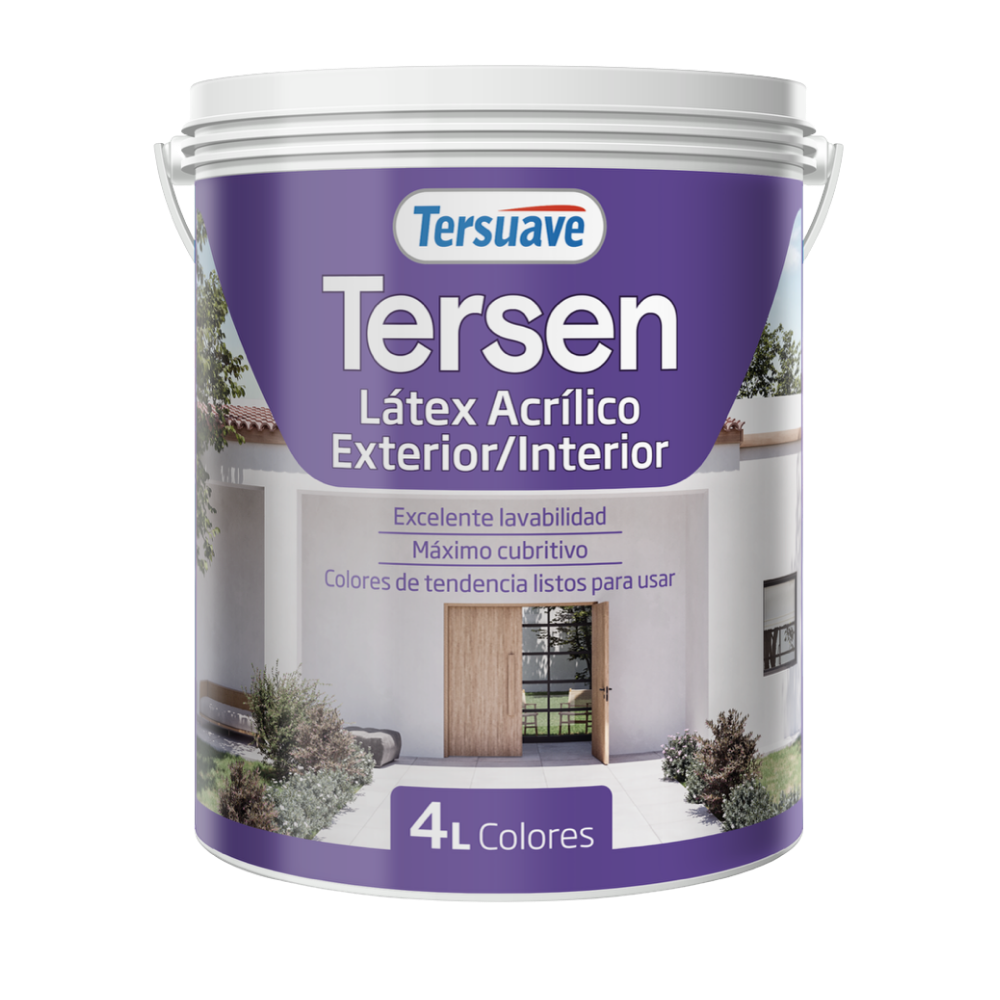 Tersen Latex Acrilico Exterior Interior Colores