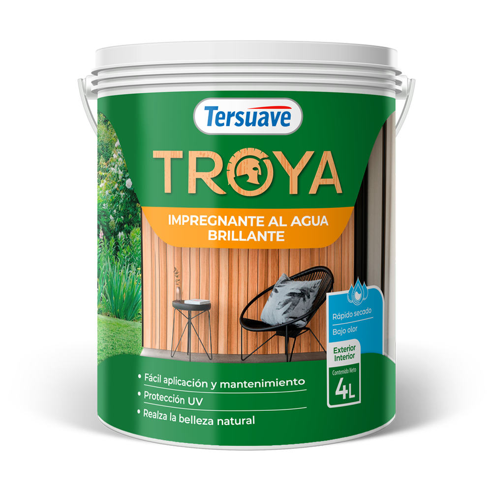 Troya Impregnante Al Agua Brillante