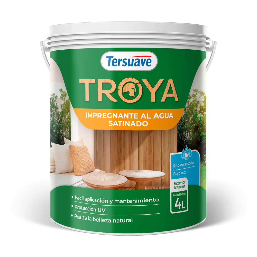 Troya Impregnante Al Agua Satinado