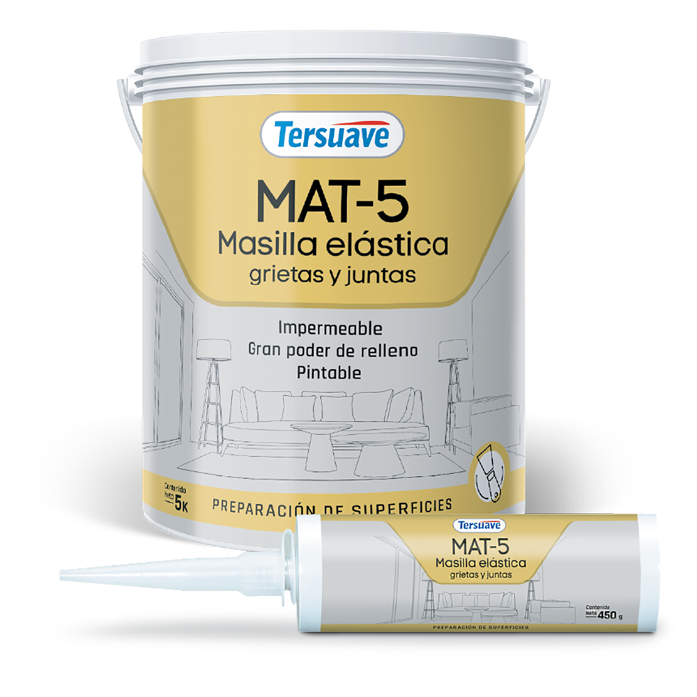 Mat 5 Masilla Elastica Grietas Y Juntas