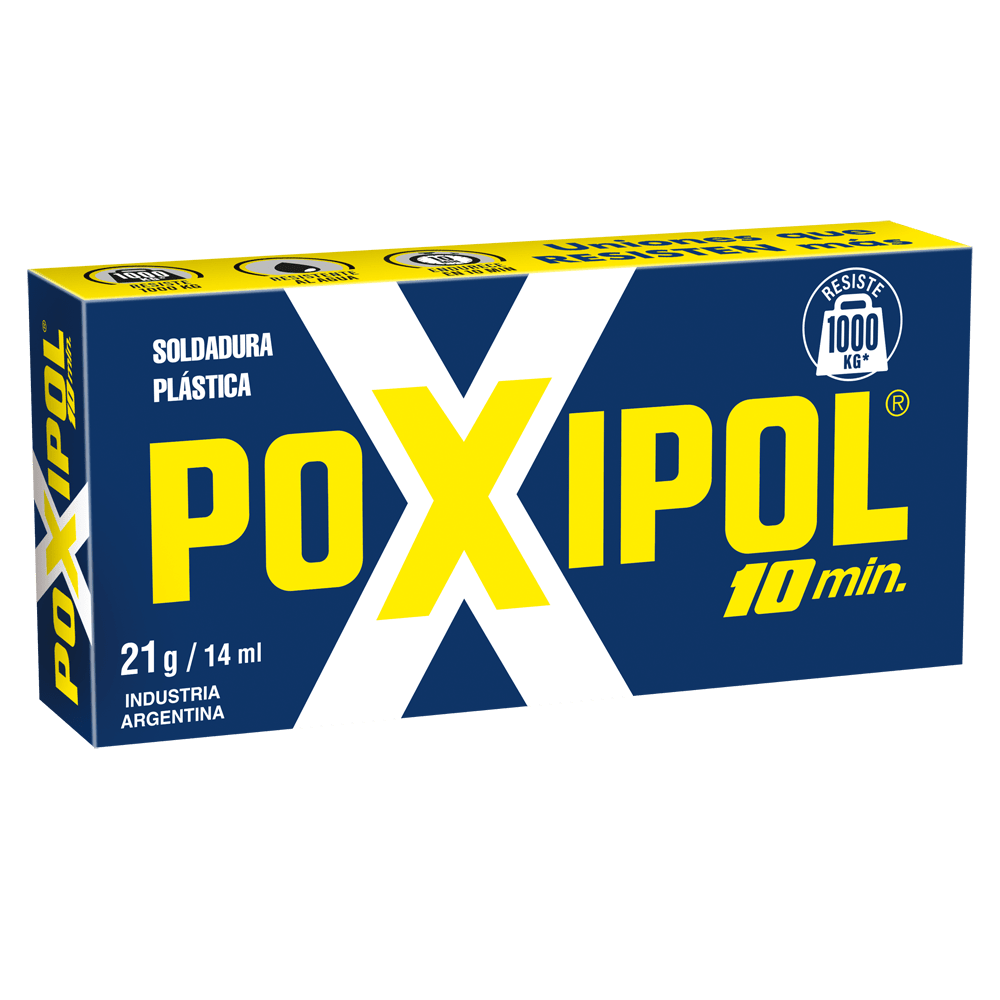 POXIPOL® 10 MIN METÁLICO 21g/14ML