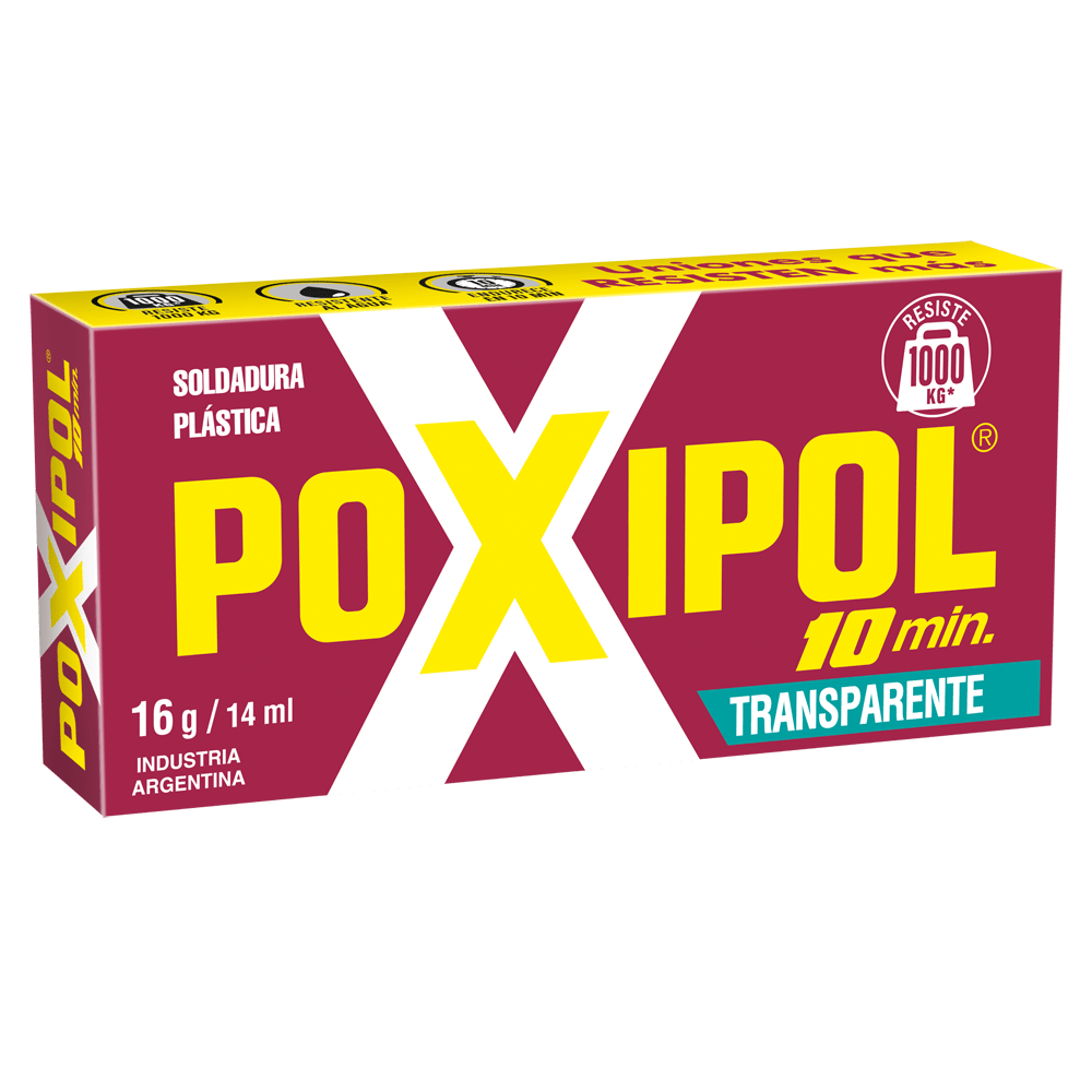 POXIPOL® 10 MIN TRANSPARENTE 16g/14ML