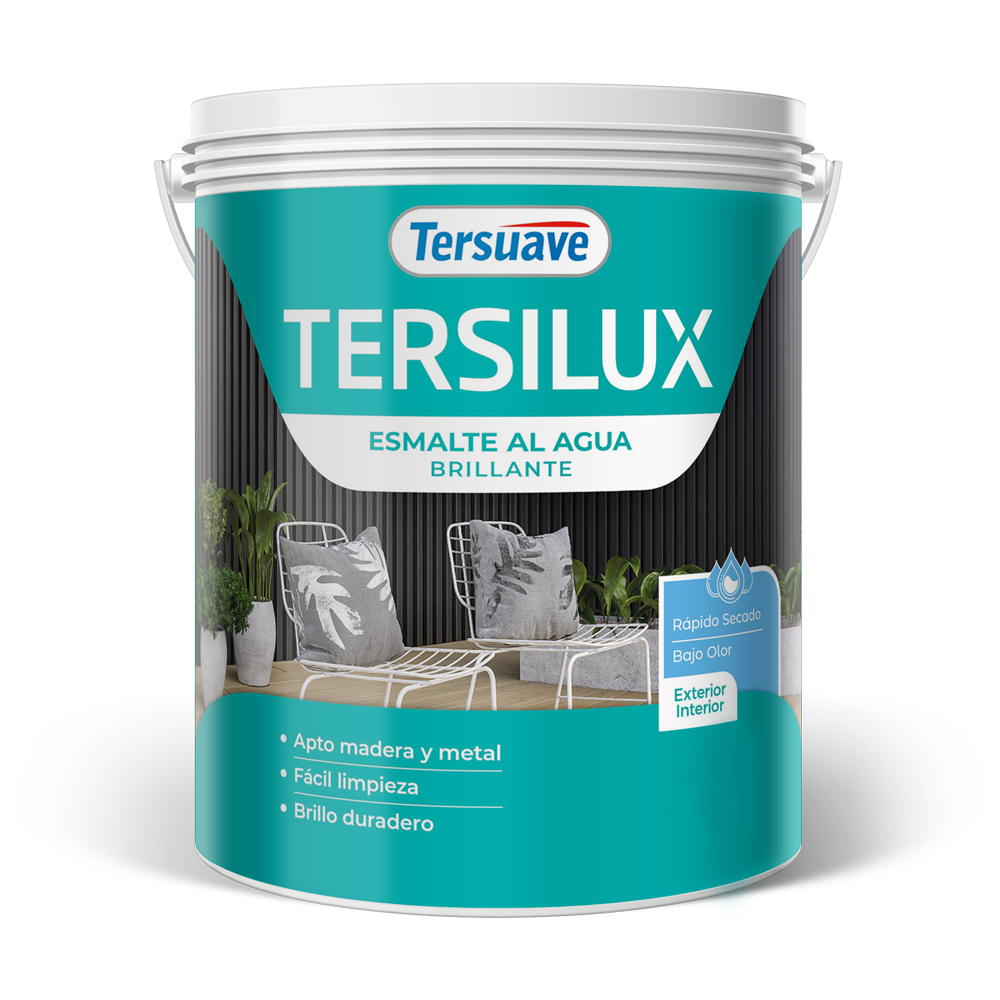 Tersilux Esmalte Al Agua Brillante 3