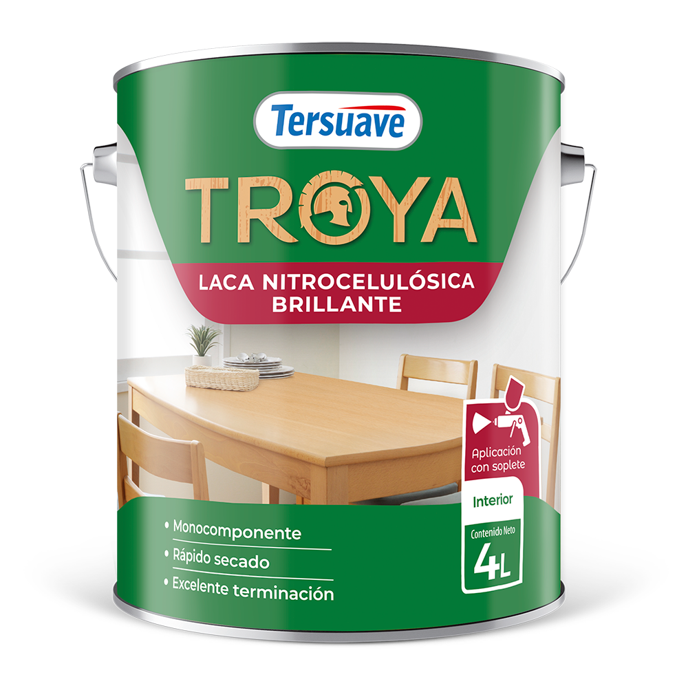 Troya Laca Nitrocelulosica Brillante