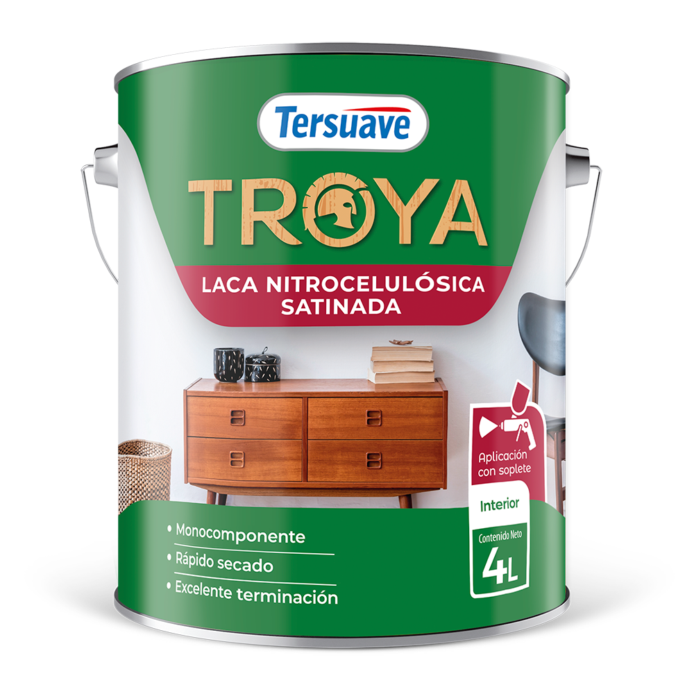 Troya Laca Nitrocelulosica Satinada